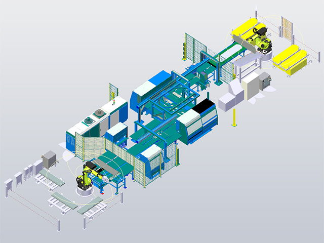 Door panel production line (including welding)